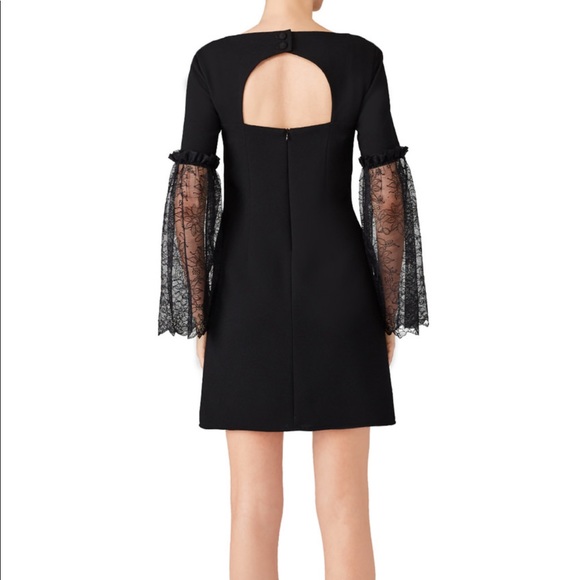 Slate & Willow Black Lace Aline Dress - Size 8 - Picture 2 of 3